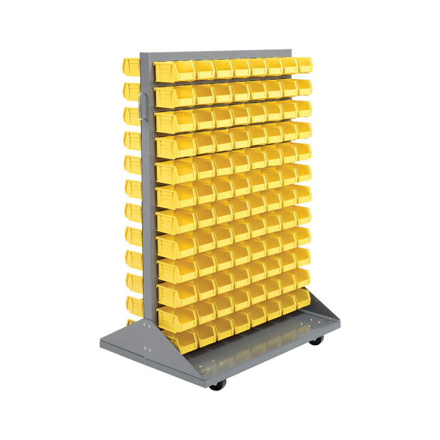 DOUBLE-SIDED MOBILE RACK W/(192)