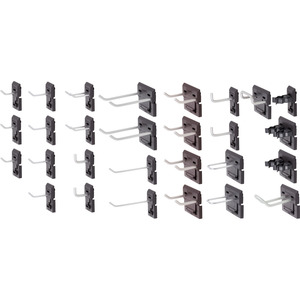 Set of holders, steel hooks Set of holders, steel hooks