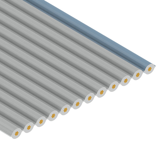 CBL RIBN 12COND 0.025 GRAY 100' CBL RIBN 12COND 0.025 GRAY 100'