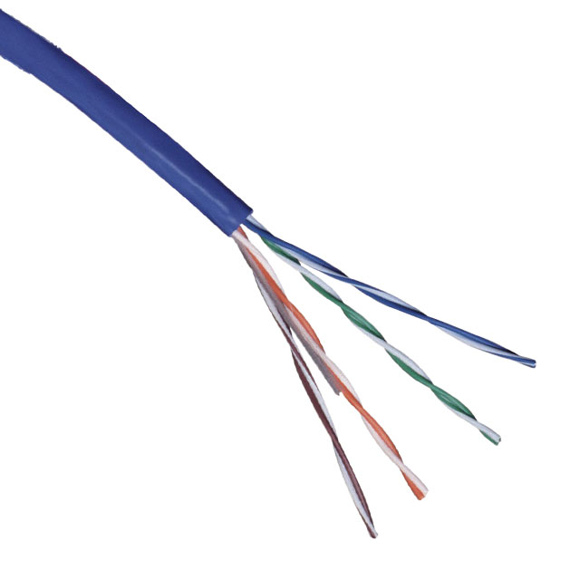 CABLE CAT5E 8CON 24AWG BLUE CABLE CAT5E 8CON 24AWG BLUE