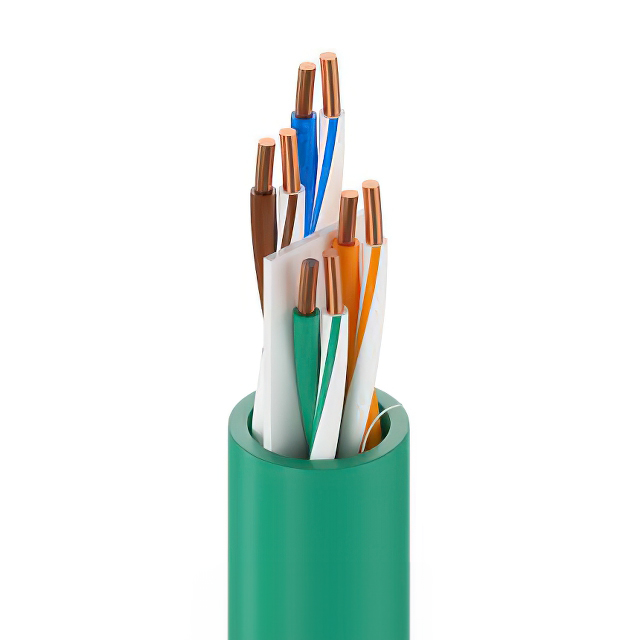 CABLE CAT6 8COND 23AWG BLK CABLE CAT6 8COND 23AWG BLK