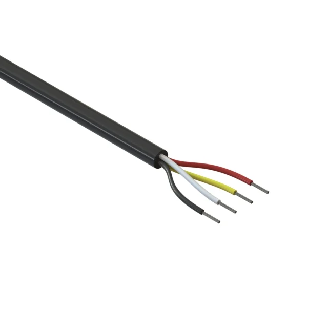 CABLE 4COND 24AWG BLACK