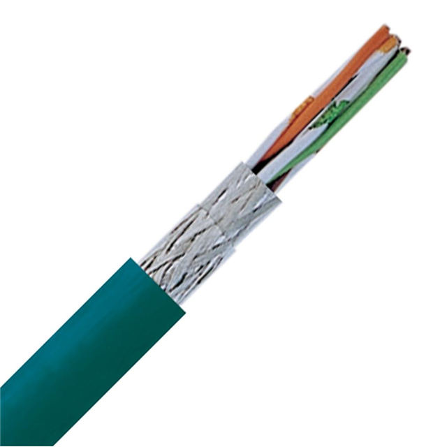 CABLE CAT5E 4CON 26AWG TEAL FEET
