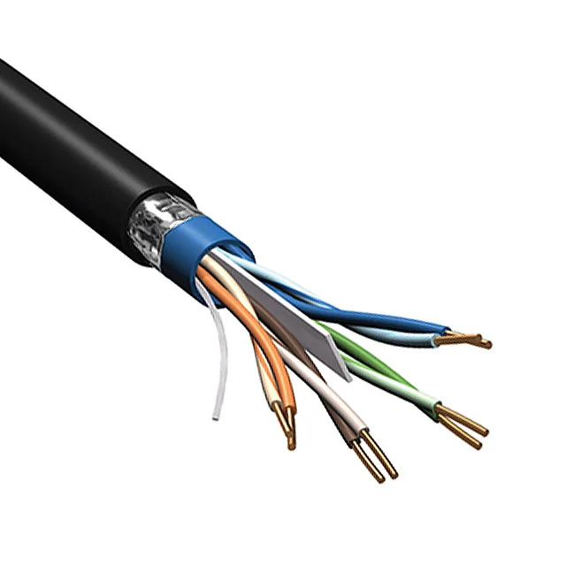 CABLE CAT6 8COND 23AWG BLK CABLE CAT6 8COND 23AWG BLK