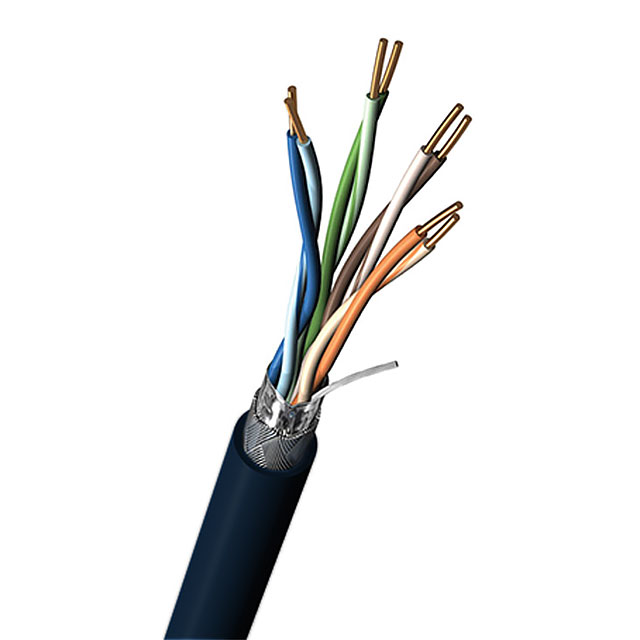 CABLE CAT5E 8COND 24AWG CABLE CAT5E 8COND 24AWG