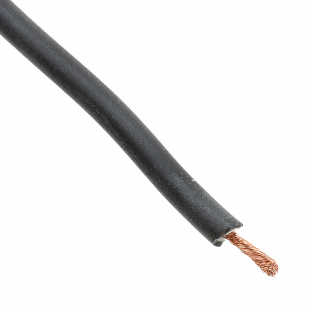 TEST LEAD 18AWG 10KV BLACK 50'