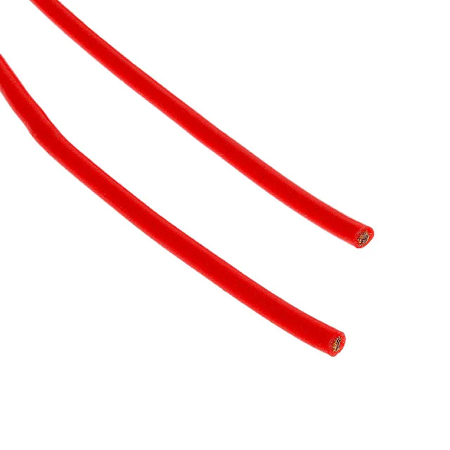 TEST LEAD 14AWG 1100V RED 25'