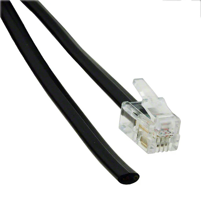 CABLE MOD 4P4C PLUG TO CABLE 7' CABLE MOD 4P4C PLUG TO CABLE 7'