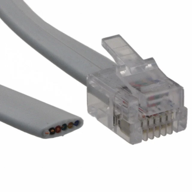CABLE MOD 6P6C PLUG TO CABLE 7'