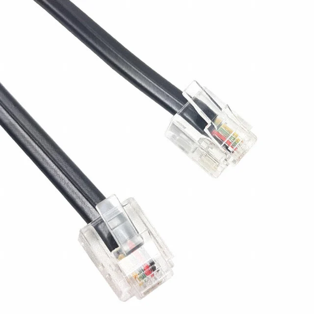 CABLE MOD 6P4C PLUG TO PLUG 7' CABLE MOD 6P4C PLUG TO PLUG 7'