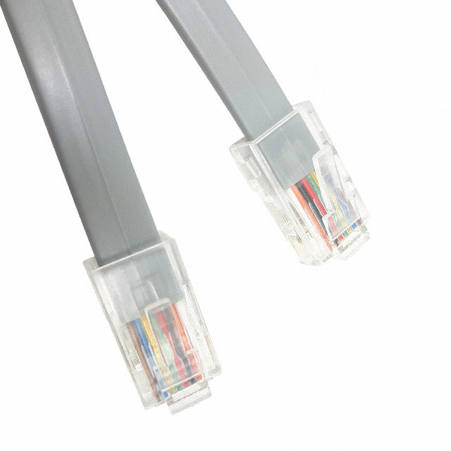 CABLE MOD 4P4C PLUG TO PLUG 5' CABLE MOD 4P4C PLUG TO PLUG 5'