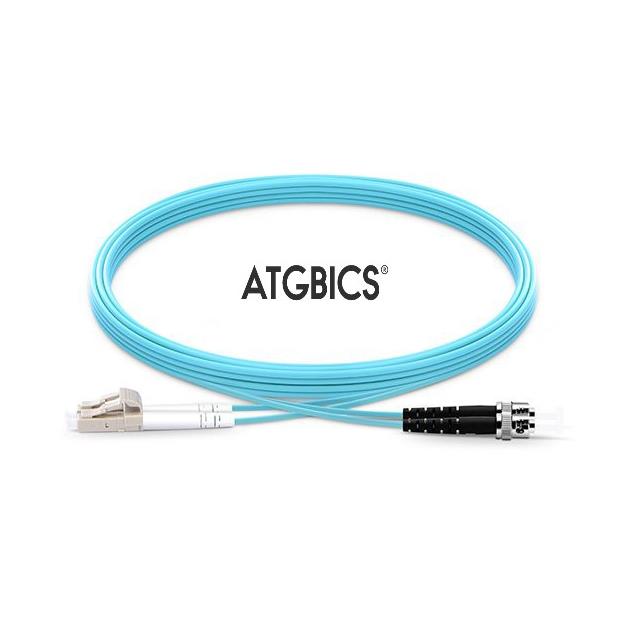 LC-ST OM3 Fiber Patch MM S 1m