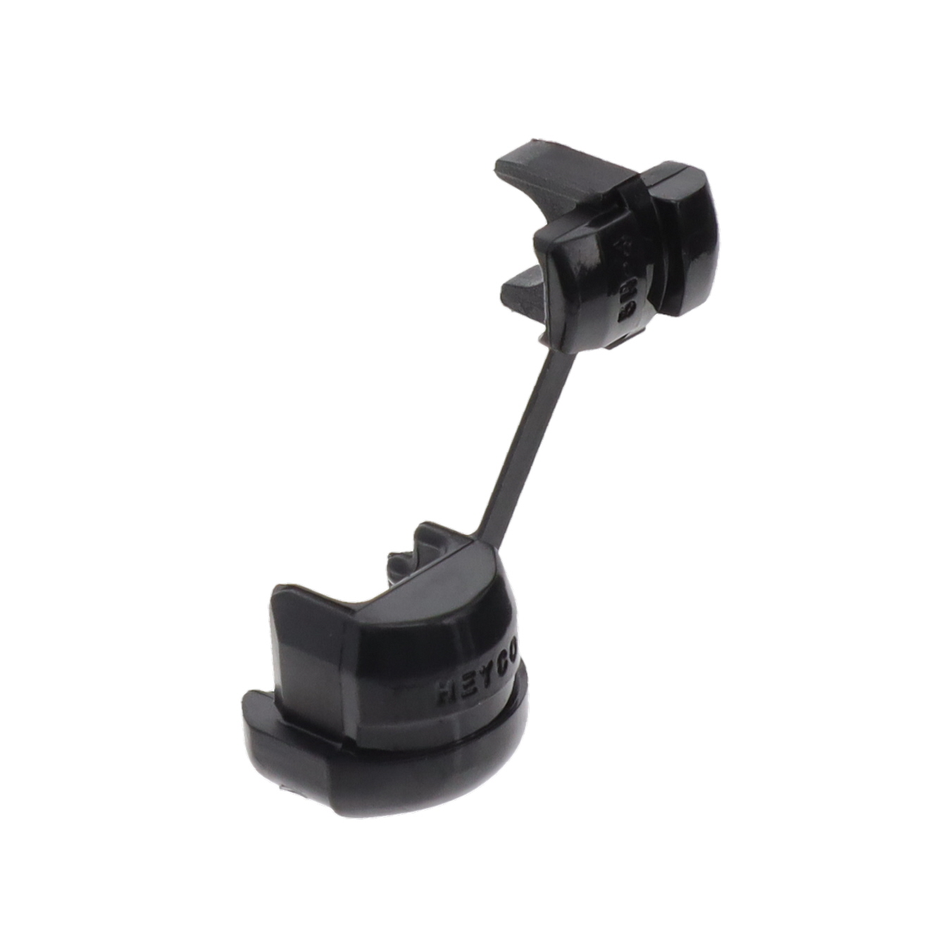 BUSHING W/STR RELIEF PA66 BLACK