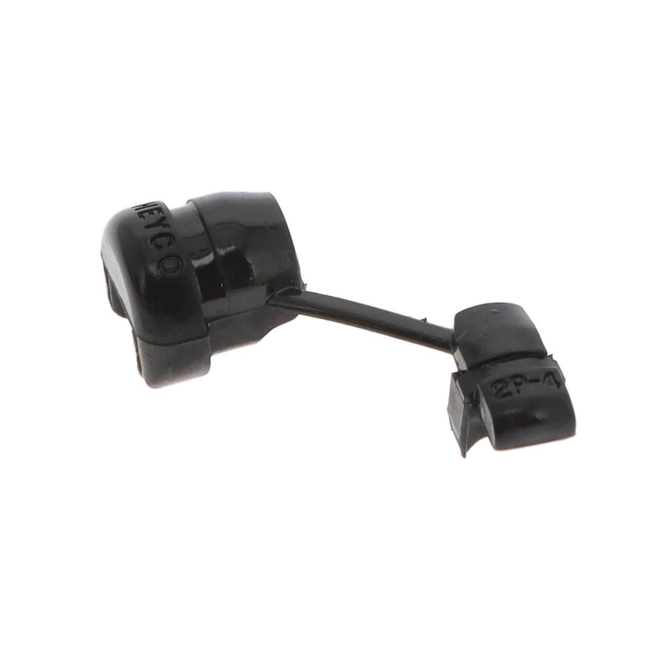 BUSHING W/STR RELIEF PA66 BLACK