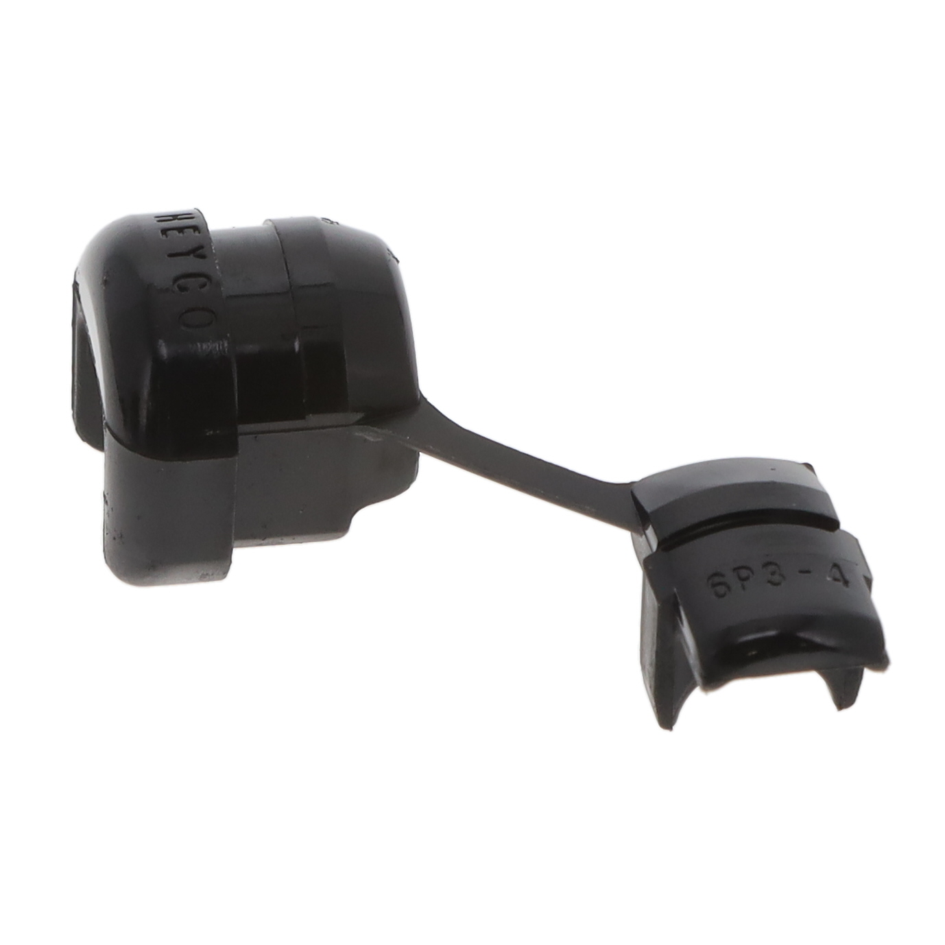 BUSHING W/STR RELIEF BLACK