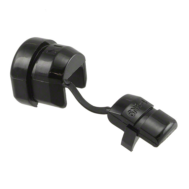 BUSHING W/STR RELIEF PA66 BLACK BUSHING W/STR RELIEF PA66 BLACK