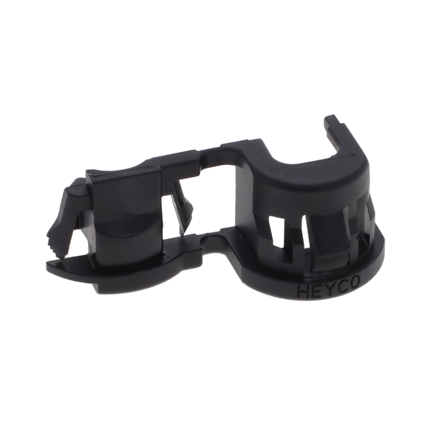 BUSHING W/STR RELIEF PA66 BLACK