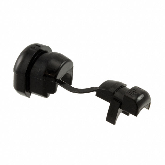 BUSHING W/STR RELIEF PA66 BLACK BUSHING W/STR RELIEF PA66 BLACK