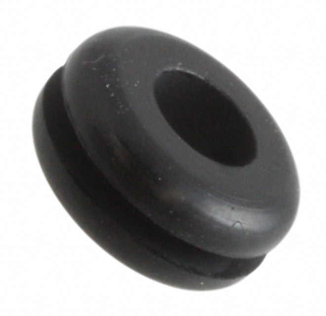 GROMMET 0.250" RUBBER BLACK GROMMET 0.250" RUBBER BLACK
