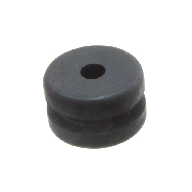 GROMMET 0.125" RUBBER BLACK