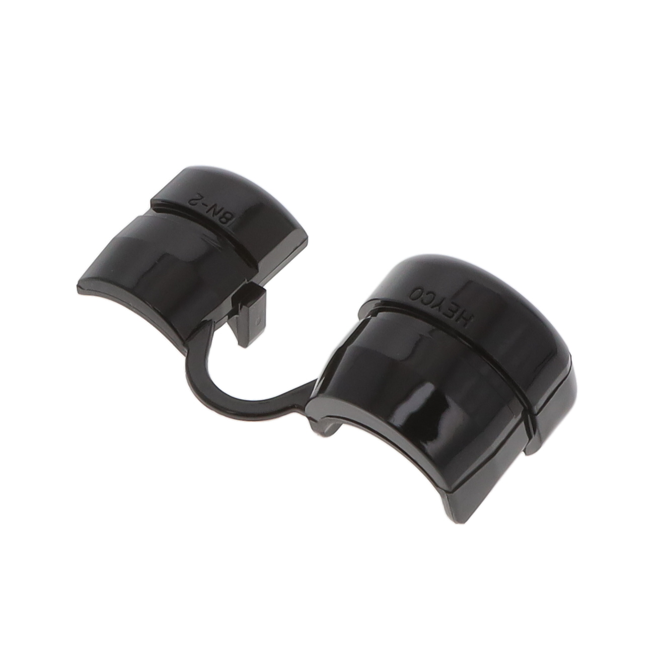BUSHING W/STR RELIEF PA66 BLACK