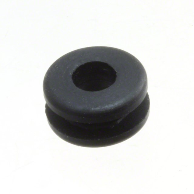 GROMMET 0.187" RUBBER BLACK