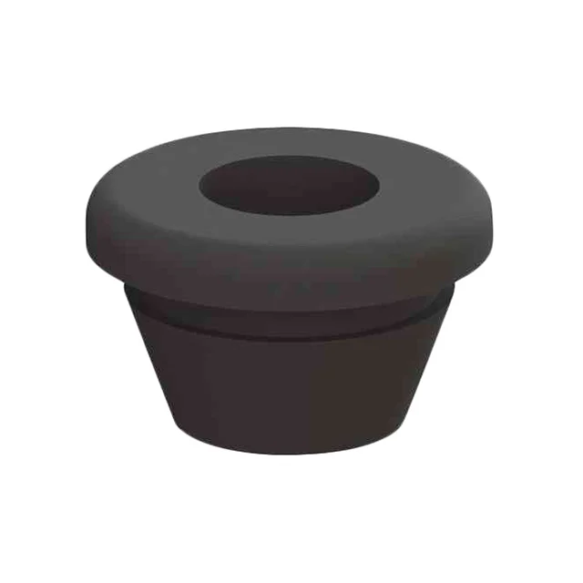 GROMMET 0.390" TPE BLACK