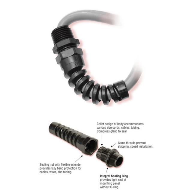 CABLE GRIP 4.32-11.43MM 1/2" NPT CABLE GRIP 4.32-11.43MM 1/2" NPT