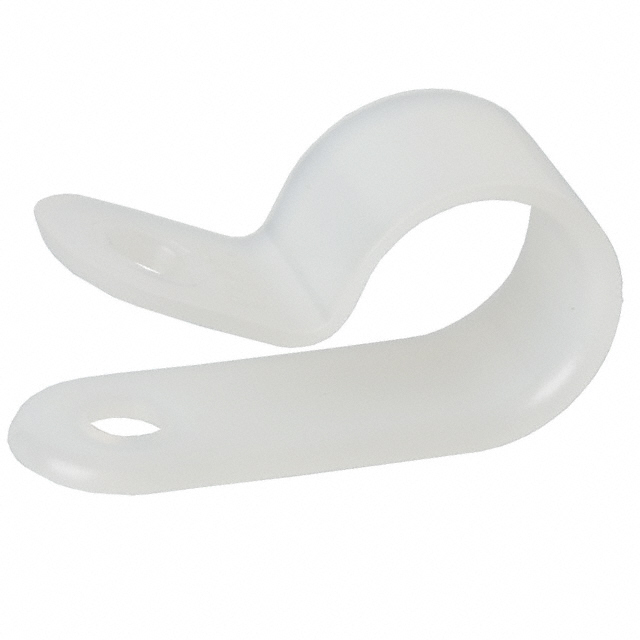 CBL CLAMP P-TYPE WHITE FASTENER