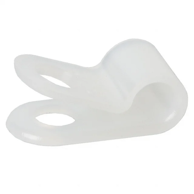 CBL CLAMP P-TYPE WHITE FASTENER