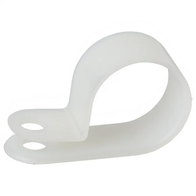 CBL CLAMP P-TYPE WHITE FASTENER