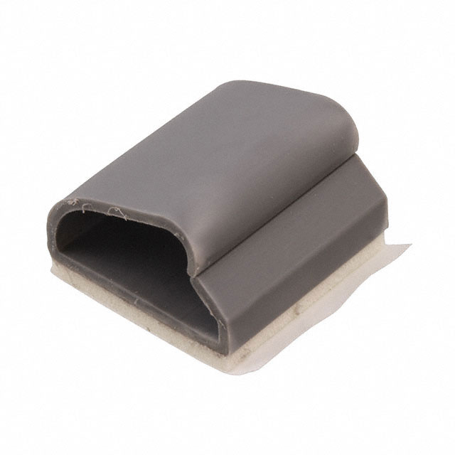 CBL CLIP C-TYPE GRAY ADHESIVE