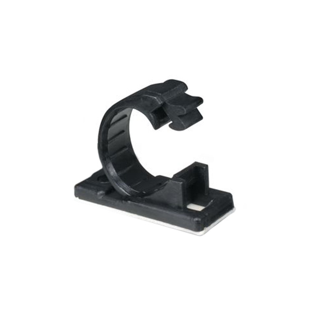CBL CLIP C-TYPE BLACK ADHESIVE