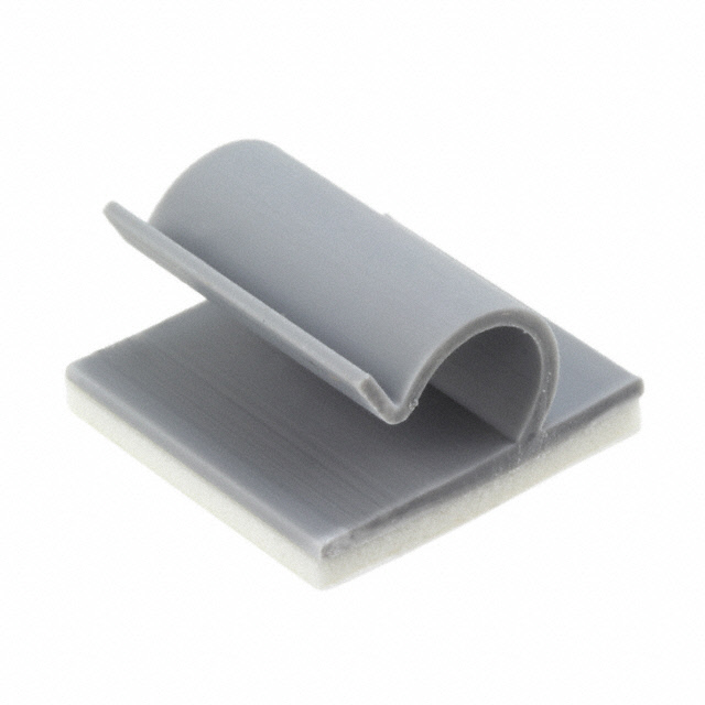 CBL CLIP J-TYPE GRAY ADHESIVE