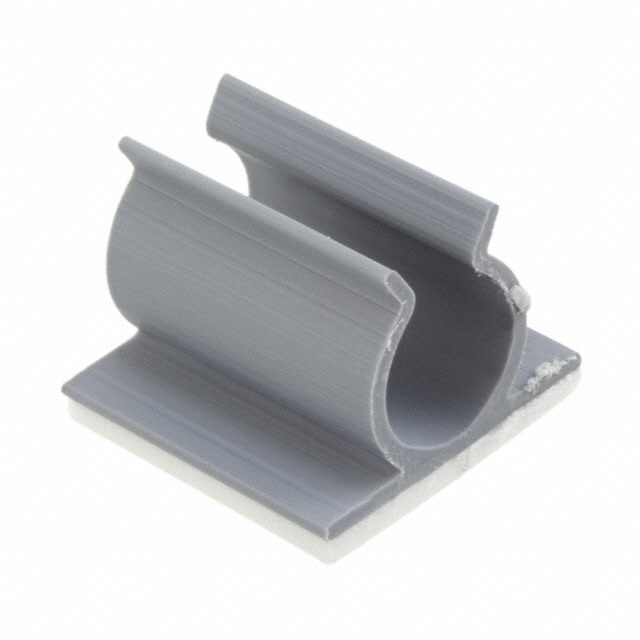 CBL CLIP U-TYPE GRAY ADHESIVE