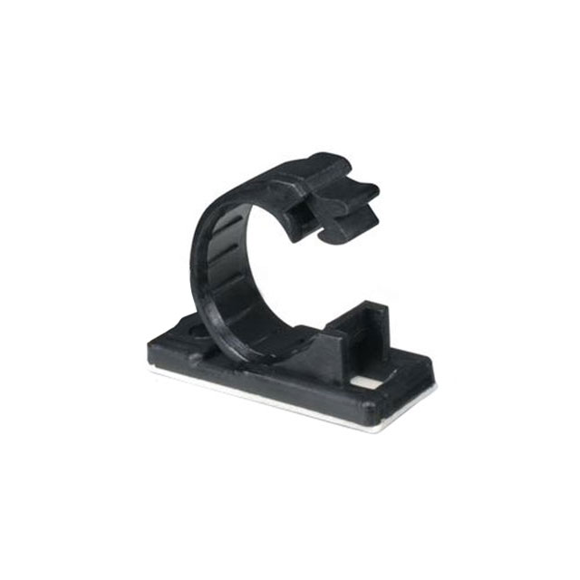 CBL CLIP C-TYPE BLACK ADHESIVE