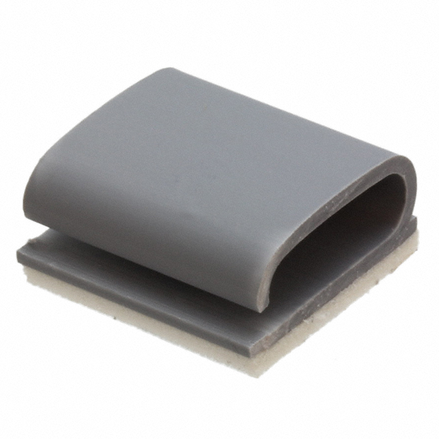 CBL CLIP C-TYPE GRAY ADHESIVE