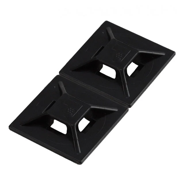CABLE TIE HLDR QUAD ADHESIVE BLK CABLE TIE HLDR QUAD ADHESIVE BLK