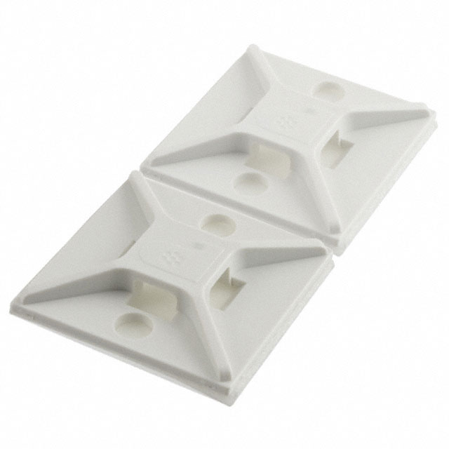 CABLE TIE HLDR QUAD ADHESIVE WHT CABLE TIE HLDR QUAD ADHESIVE WHT