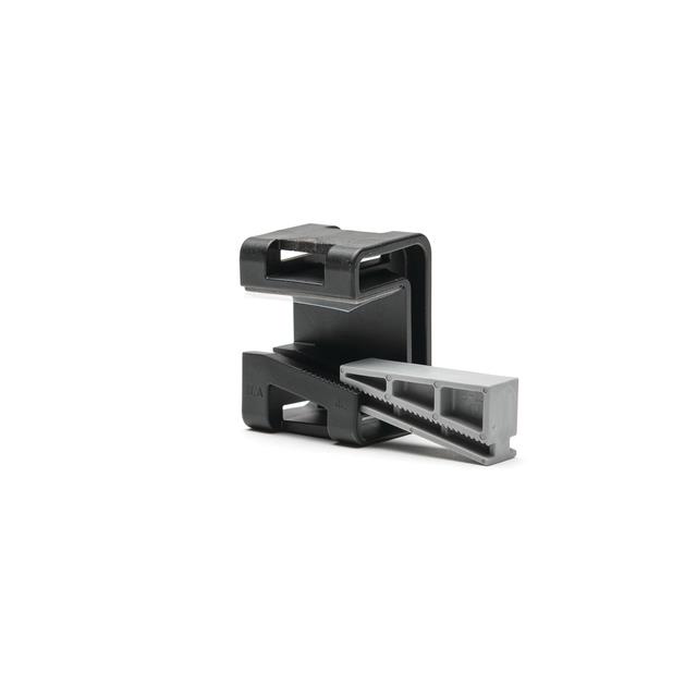 CABLE TIE HLDR QUAD ADH BLK/GRAY CABLE TIE HLDR QUAD ADH BLK/GRAY