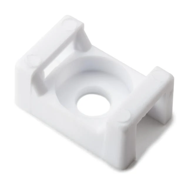 CABLE TIE HLDR DUAL SCREW #6 WHT CABLE TIE HLDR DUAL SCREW #6 WHT