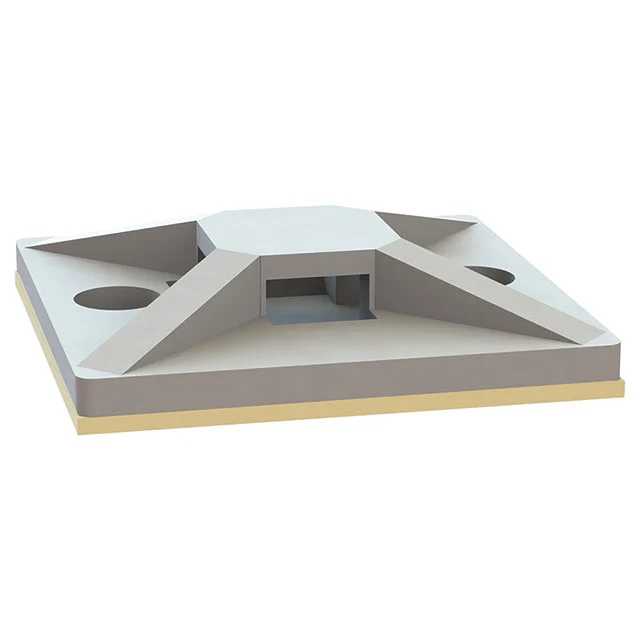 CABLE TIE HLDR QUAD ADH NATURAL CABLE TIE HLDR QUAD ADH NATURAL