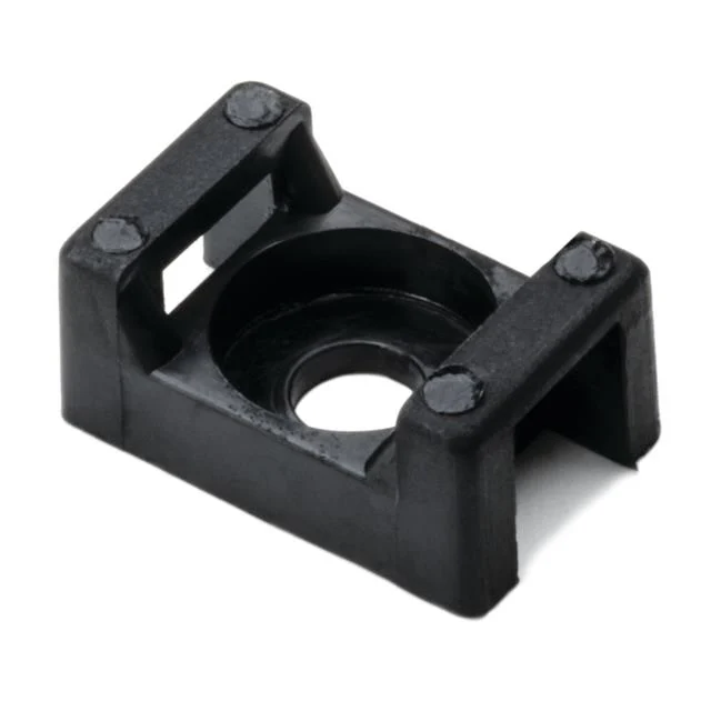 CABLE TIE HLDR DUAL SCREW #6 BLK