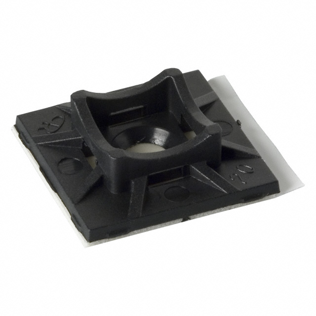 CABLE TIE HOLDER QUAD ADH BLACK CABLE TIE HOLDER QUAD ADH BLACK
