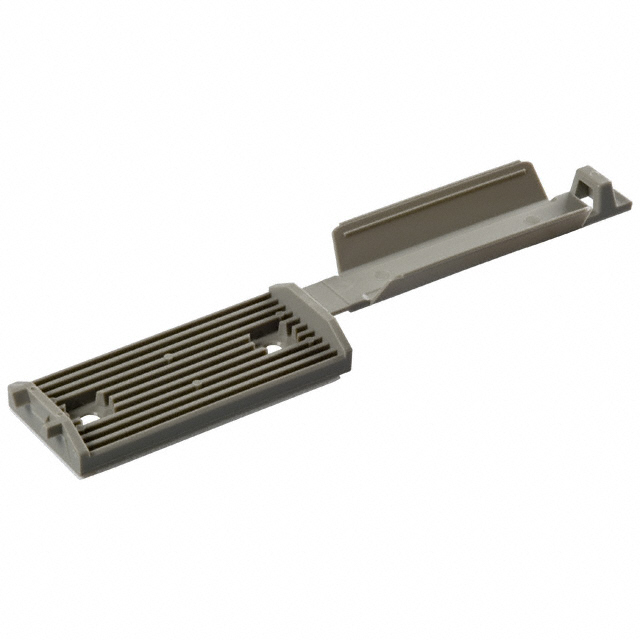 CABLE TIE HOLDER SINGLE ADH GRAY