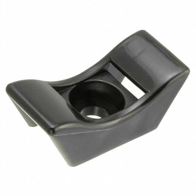 CABLE TIE HLDR DUAL SCRW 1/4 BLK
