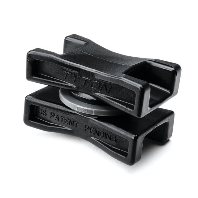 CABLE TIE HLDR DUAL SWIVEL BLACK