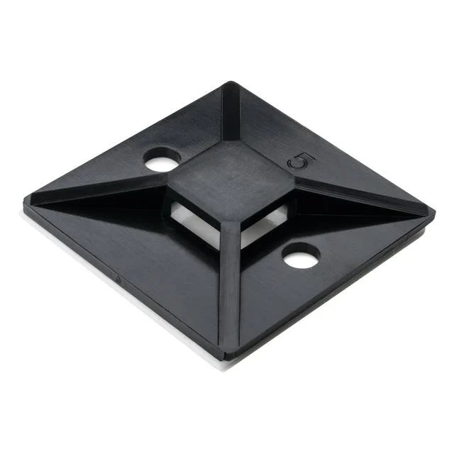 CABLE TIE HOLDER QUAD ADH BLACK CABLE TIE HOLDER QUAD ADH BLACK