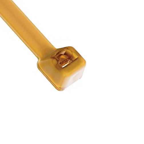 CBL TIE LOCK BROWN/TRAN 35LB 4" CBL TIE LOCK BROWN/TRAN 35LB 4"