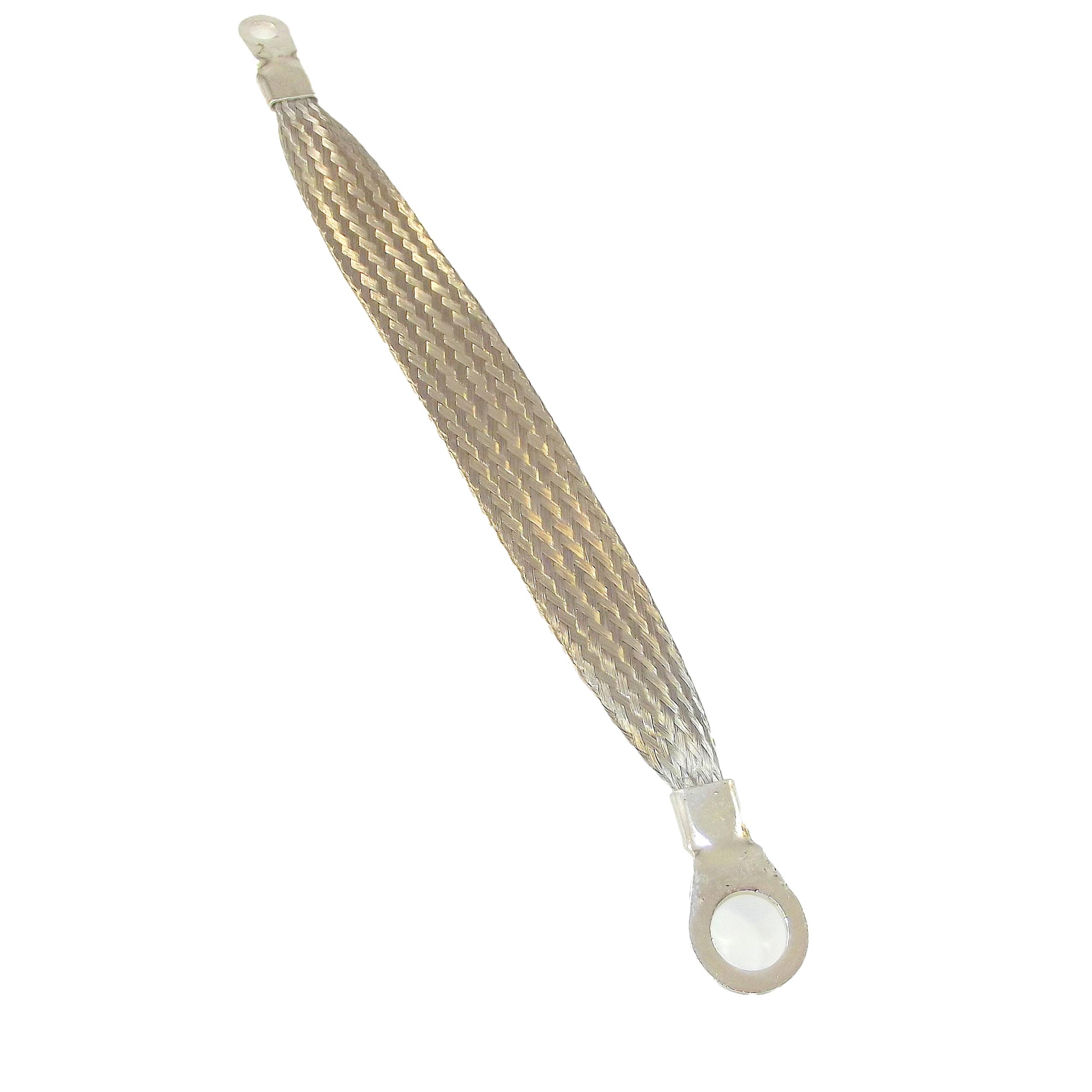 Ground Strap 8"X3/4" (1/4X1/2)